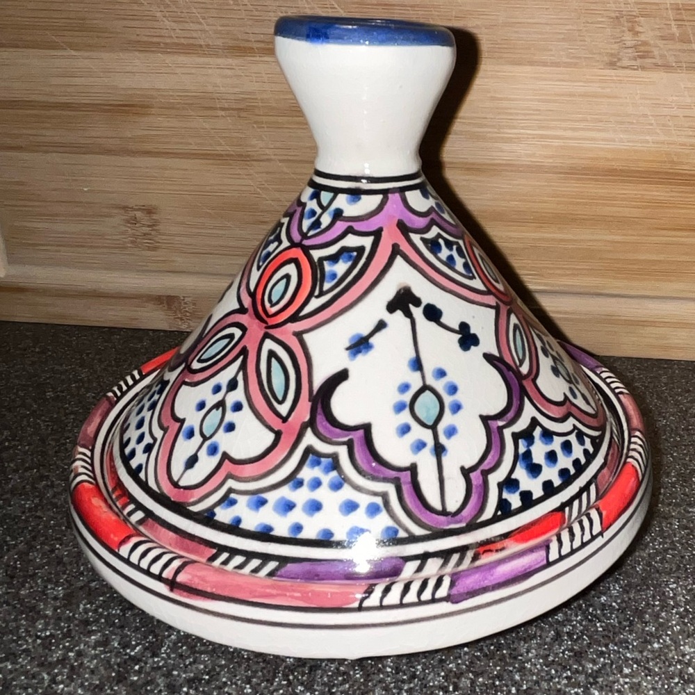 Moroccan Traditional Vintage Handmade SAFI Clay / Ceramic Tagine